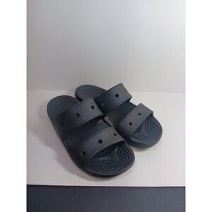 Crocs Black Sandals Slides Mens Size 8 Womens 10